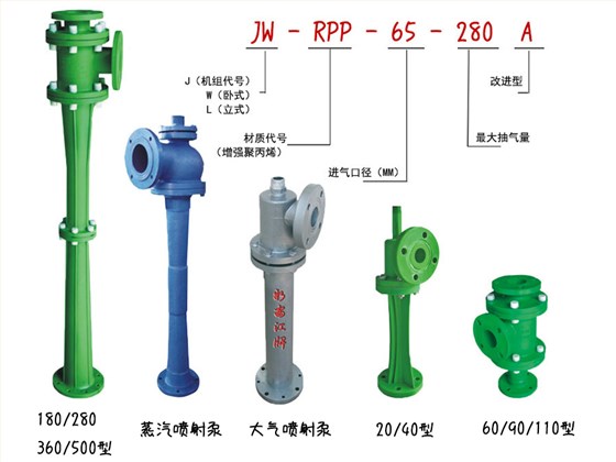 RPP水蒸氣噴射泵、RPP水噴射真空泵、RPP大氣噴射泵