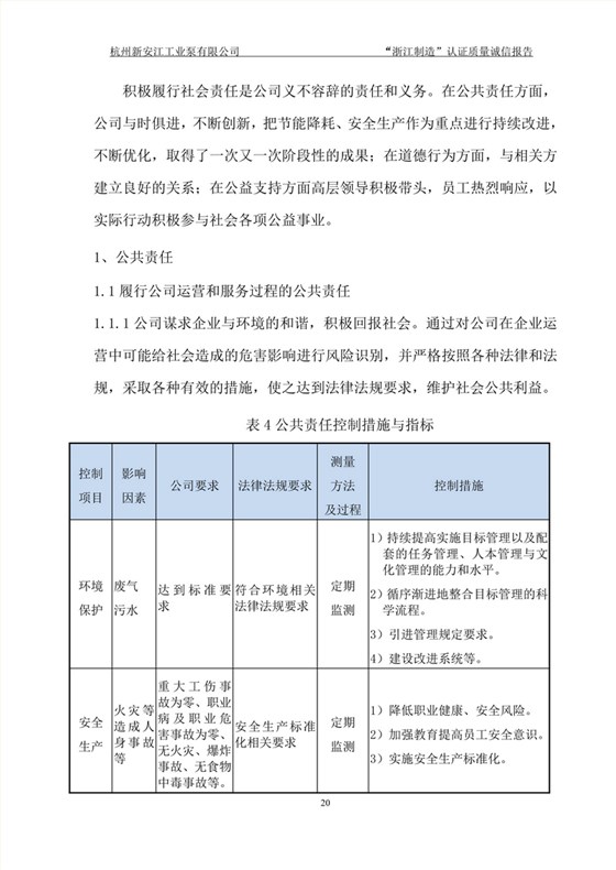 杭州新安江工業(yè)泵有限公司質(zhì)量誠信報告-20